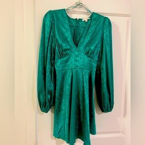 Green dress, size medium. Cocktail.